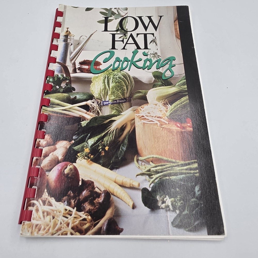 Low Fat Cooking Cookbook Spiral Bound‎ Paperback Book